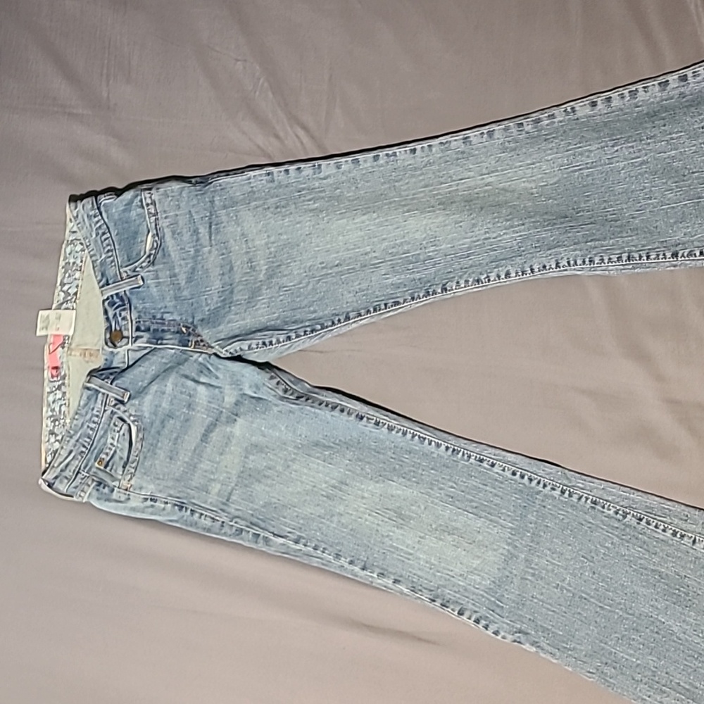 Levi's flare leg low rise denim jeans size 11